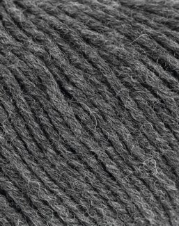 Garn Lanolin wool Dunkel graumeliert - Dale Garn