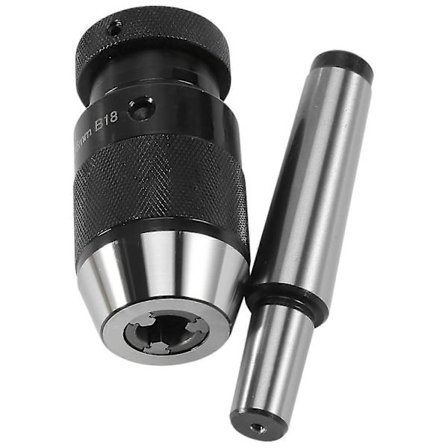 Avaimeton poraistukka 1-16mm B18 + MT3 M12 DIN228A Morse-kartiotanko