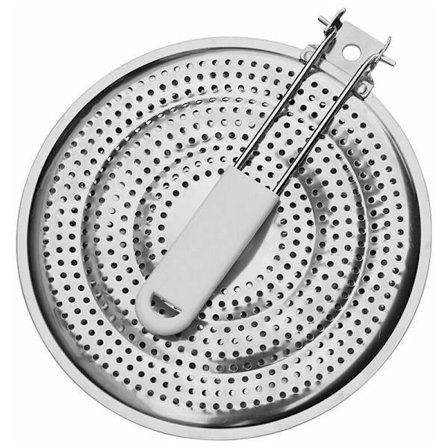 21cm rostfri värmefördelare endast för gasspis