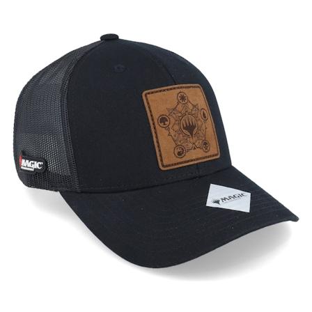 Magic: The Gathering - Noir trucker Casquette - Mtg Mana Logo Engraved Box Black/Black Trucker @ Hatstore