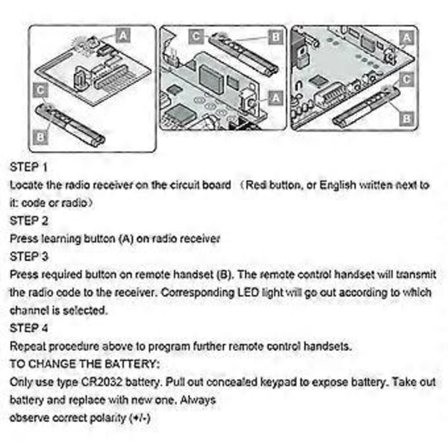 1 stk. 868MHz Garageport Fjernbetjening Portåbner til SOMMER 4026 4020 TX03-868-4 TX03-868-2 868MHz Fjernbetjening