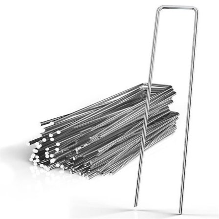 Markering i mark - INTIRILIFE - 50 x 150 x 25 x 2,7 mm - Galvaniserat rostfritt stål - Fäste för trädgård