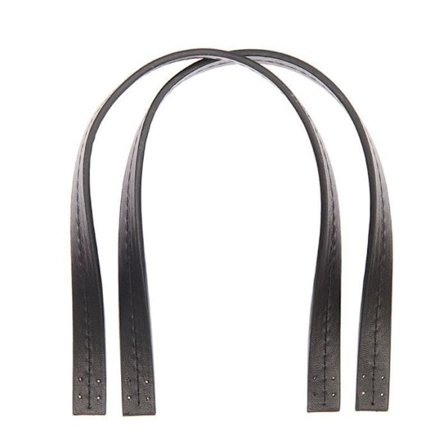 Korta väskhandtag - svarta - 32,5 cm