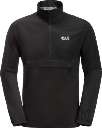 Jack Wolfskin Men's Pack & Go Overhead Men rain jackets Black XXL