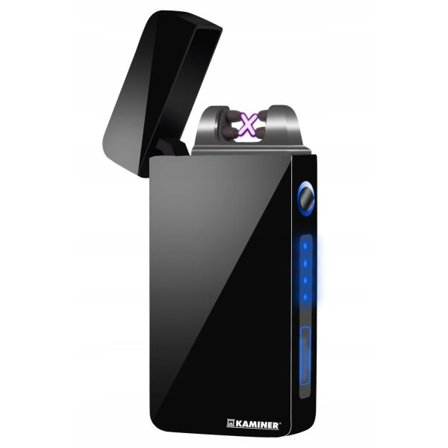 IC Elektrisk Lighter USB - Svart Svart