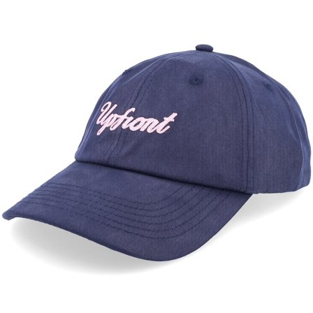 Upfront - Blå unconstructed Caps - Reef Tencel Soft Baseball Navy/Light Pink Dad Cap @ Hatstore