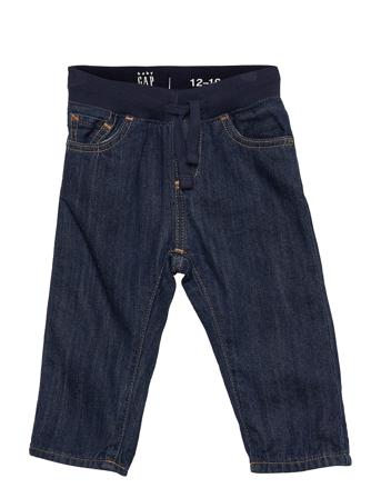 Toddler Lined Slim Pull-On Jeans With Washwell Blue GAP