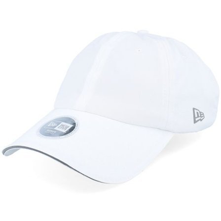 New Era - Vit adjustable Keps - Womens Open Ponytail Back White Dad Cap @ Hatstore