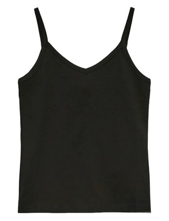 Vmmaxi My Soft V Singlet Jrs Girl Noos Black Vero Moda Girl