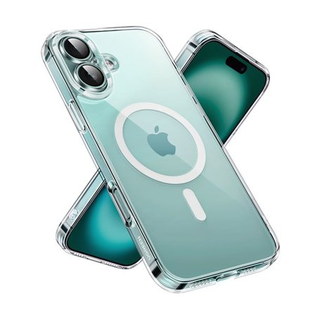 Ugreen Classy Clear Magnetic Case för iPhone 16 Plus - Transparent