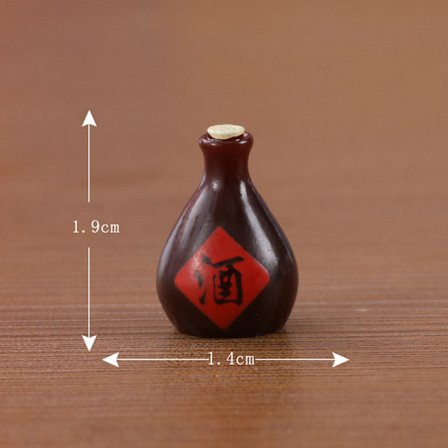 42 st Micro Landscape Prydnader Mid-Autumn Vinglas Wi