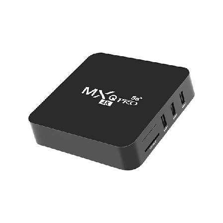 MXQ Pro 5G 4K Android TV 14.0 Boks, RAM 1GB ROM 8GB Android Smart Boks Dobbel 2.4G/5G Bånd WiFi Quad Core Hjemme Media Spiller