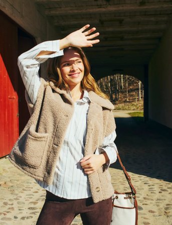 FREE/QUENT Fqerina-Shirt - White - L