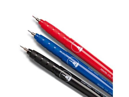 PENTEL Märkpenna perm. super fine svart - Lyreco - Kontorsmaterial - Pennor - Finelinerpennor