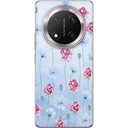 Kompatibelt Mobildeksel til Honor Magic7 Lite Petal Reverie Sky Blue