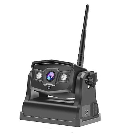 Trådløst bakkamera, WiFi bag-/frontkamera genopladeligt batteri til trailer/lastbil/sattelanhænger