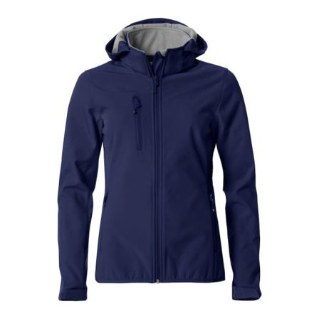 Clique Dam/dam Enkel Soft Shell Jacka L Mörk Marinblå