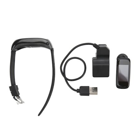 2 i 1 trådlös Bluetooth-hörlurar Armband Smartwatch Sports Monitor Armband FitnessBlack