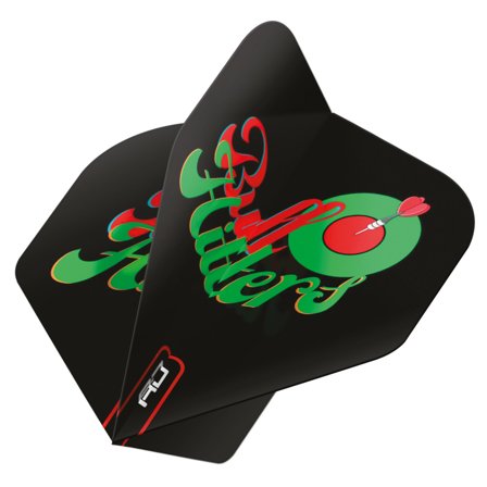 Red Dragon Bullhitters Black, Red and Green Extra Thick Standard Dart Flights