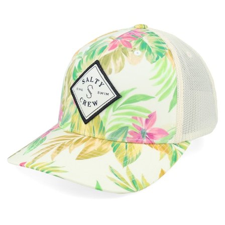 Salty Crew - Sealine Retro Off White Trucker Trucker White Cap - @ Hatstore