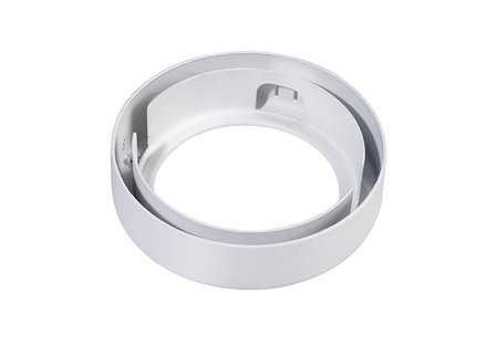 Westal WLD M64 Ramme overflatemontert, Ø75 mm hvit, Belysning