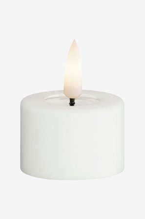 DeluxeHomeart - LED-värmeljus 4x5,5 cm 2 st - Vit - Ljus - Från Homeroom