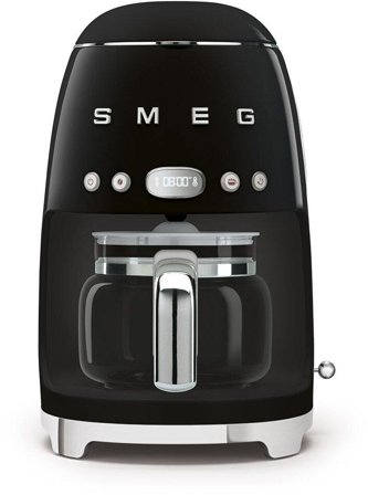 SMEG 50's Style DCF02BLEU - kaffemaskin - svart
