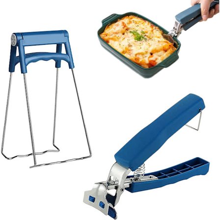 Ovn Tang, 1 stk Anti-Skold Skål Klemme, 1 stk Helt Skål Klemme med PP