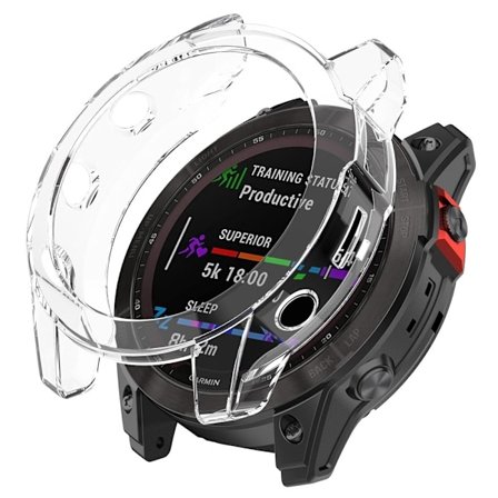 Garmin Fenix 7S gennemsigtigt cover - Transparent