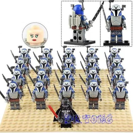 21 stk. Star Wars 322 Legion Clone Soldier Byggeklodser Miniature Samlede Legetøj til Børn