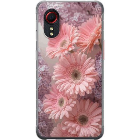 Yhteensopiva Puhelinkuori Samsung Samsung Galaxy Xcover 5 Kukkakuvio Pinkki Kukat