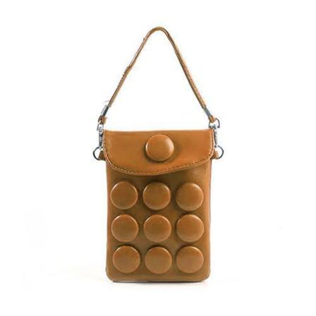 Button Bag (brun) Väska För Smartphones