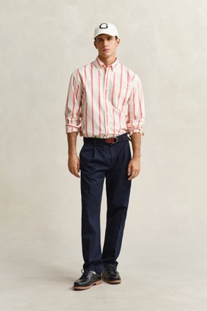 GANT Herren Regular Fit Chinohose aus Baumwolltwill (32) Marineblau