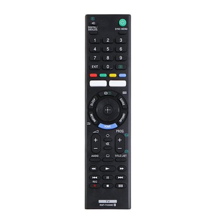 RMT-TX300E Fjernkontroll Erstatning for Smart TV KDL-49WE663 KDL-49WE665 KDL-49WE750 KDL-49WE5E5 Mediaspiller