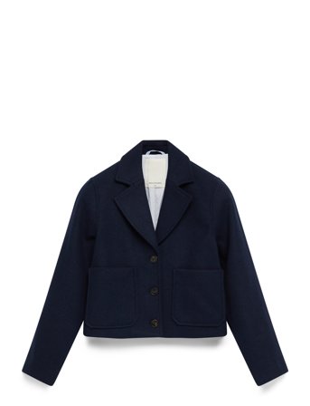 Mschkeola Secilia Wool Short Jacket Navy MSCH Copenhagen