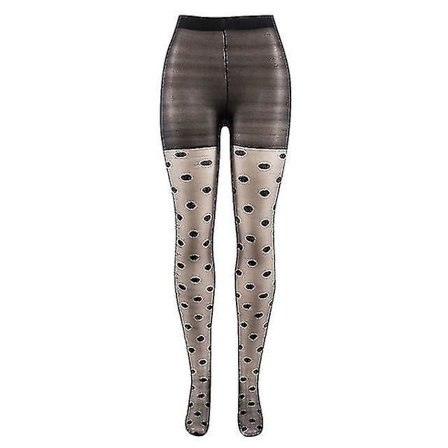 3 par Japan stil prikket mønstret dame strømpebukser sød pige sort sexede strømpebukser kvinde strømpe gennemsigtige silke strømpebukser