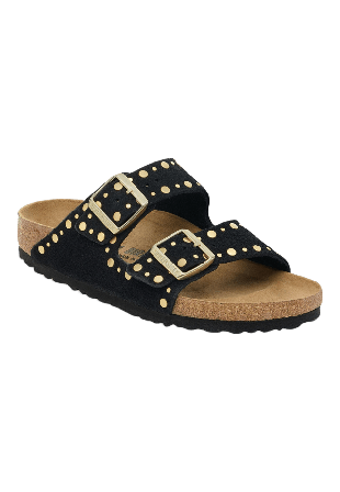 Birkenstock Arizona Rivet LEVE Black Sandaler Dam Svart 38