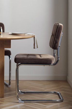 Jotex - Stol 2-pakke Varm gråbrun - HEDEN - Kjøp Spisestoler & kjøkkenstoler hos Jotex