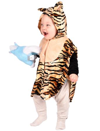 Tiger Cape Toys Costumes & Accessories Character Costumes Multi/patterned Den Goda Fen