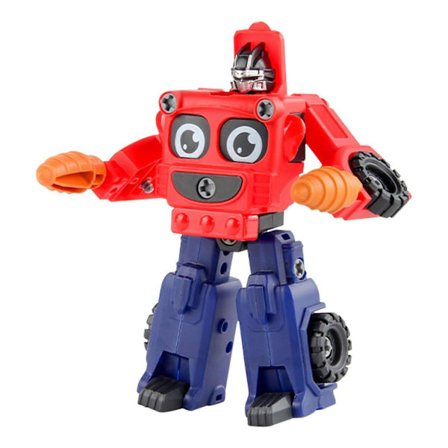 Lasten lelut DIY Purkaminen ja kokoaminen Muodonmuutosauto Mies Kaivinkone Kuorma-auto Manuaalinen ruuvikokoonpano Muodonmuutosauto Kestävä seos [D]