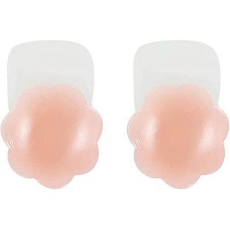 Diameter 10 cm, Blomme, Medium Størrelse Silikone Brystvorter Usynlige Brystvorter Usynlige Nipple Patches Til BH'er