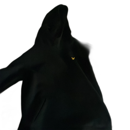 Svart hoodie från Lyle & Scott