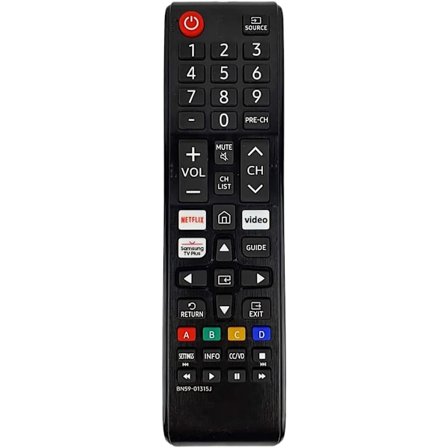 2025 Seneste Model Universal Samsung-TV-fjernbetjening, BN59-01315J Fjernbetjeningserstatning til Alle Samsung LCD LED HDTV 3D Smart TV Sort