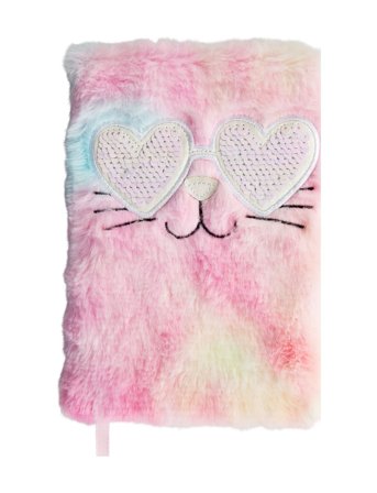 Fluffy Notebook Cat Patterned Joker