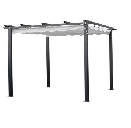 Jabo 3343 Pergola 3 x 3 m Grå, Uterum