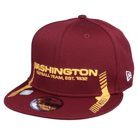 New Era - NFL Červená snapback Kšiltovka - Washington Commanders NFL21 Side Line 9FIFTY Maroon Snapback @ Hatstore