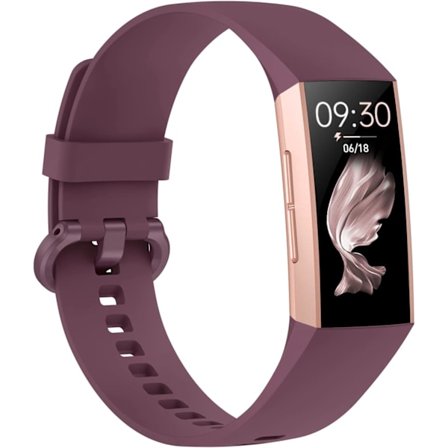 Dam Smart Sports Watch - Sleep Watch IP67 Smart Touch 25 Modes Stegräknare Kalorier Stoppur Present För Android iOS-Rose Red