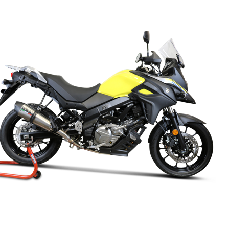 Impianto di Scarico Completo G.P.R. Gap Evo4 Titanio - Suzuki DL 650 V-Strom 2021-2022