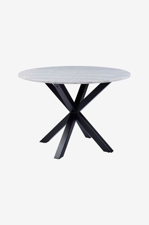 NORDFORM - Matbord Milou, Diameter 110 cm - Vit - Matbord - Från Homeroom