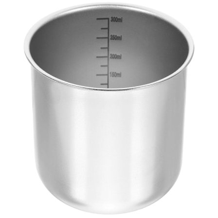 Rismålebæger Rustfrit Stål Måleholder med Skala Riskoger Målebæger